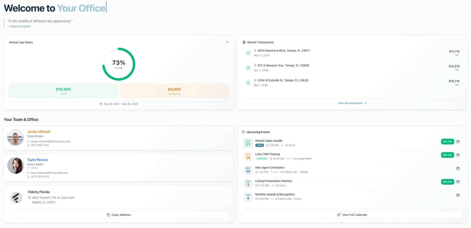 Dashboard